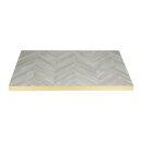 Bolero rechteckige Tischplatte im Chevron-Design, 1100 mm...