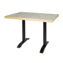 Bolero rechteckige Tischplatte im Chevron-Design, 1100 mm x 700 mm