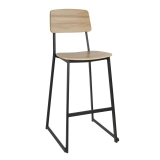 Bolero Beaufort Hochhocker aus Holz für den Innenbereich (2er-Pack)
