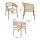 Bolero Florence Natural Rope Twist Korbstühle (2er-Pack)