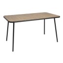 Bolero Santorini Rechteckiger Tisch in Holzoptik, 1400 mm