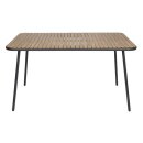 Bolero Santorini Rechteckiger Tisch in Holzoptik, 1400 mm