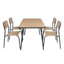 Bolero Santorini Rechteckiger Tisch in Holzoptik, 1400 mm