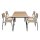 Bolero Santorini Rechteckiger Tisch in Holzoptik, 1400 mm