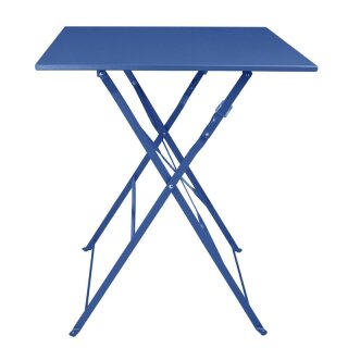 Bolero Perth Pavement Style Quadratischer Tisch, Dunkelblau