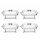 Hendi Chafing Dish 4x Komplett-Set für GN1/1 aus Edelstahl