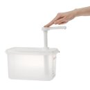 Araven Saucenspender 4,3 Liter mit Druckpumpenbedienung - GN 1/4, Polypropylen,