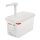Araven Saucenspender 4,3 Liter mit Druckpumpenbedienung - GN 1/4, Polypropylen,
