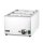 Hendi Bain-Marie komplett mit 3xGN1/3 Behälter mit Deckel und 1000W aus Edelstahl