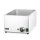 Hendi Bain-Marie komplett mit 3xGN1/3 Behälter mit Deckel und 1000W aus Edelstahl