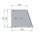 SNACK-Line, Kalte Theke, 4x GN1/1, Granit rosa-grau, 153x82x85.5 Klarglas  mit Zwischenablage, H=496mm