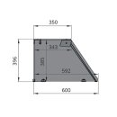 SNACK-Line, Kalte Theke, 4x GN1/1, Granit rosa-grau,...