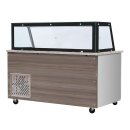 SNACK-Line, Kalte Theke, 5x GN1/1, Granit rosa-grau,...