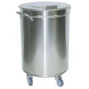 KBS Abfalleimer 460x460x685 mm 90 Liter Edelstahl mit...