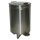 KBS Abfalleimer 75 Liter mit Fußpedal 460x460x605 mm Edelstahl