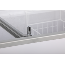 KBS Eiscreme Tiefkühltruhe mit Glasschiebedeckel 299 Liter 1015x635x875 mm weiß