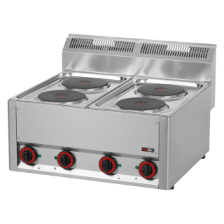 KBS Elektroherd mit 4 Platten Ø18 cm Tischgerät 660 x600 x290 mm 4x 2 kW 230V