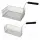 KBS Frittierkorb 1/1 für Fritteuse 8 Liter aus Drahtgeflecht 210x235x100 mm