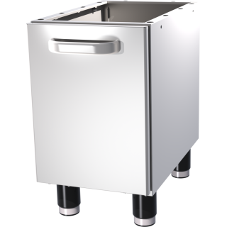KBS Unterbau mit Tür 330x530x570 mm für Kochserie Red 600 aus Edelstahl