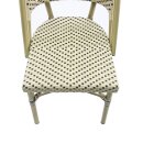 Paris Bistrostuhl Rattan Bambus-Look - aus Aluminium für Indoor & Outdoor