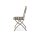Breeze Bistrostuhl Metall Cappuccino - aus Metall, klappbar & robust