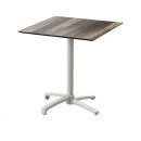 X Cross - Terrassentisch sandfarbenes Gestell +...