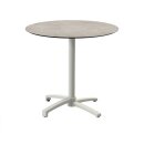 X Cross - Terrassentisch sandfarbenes Gestell + Moonstone...
