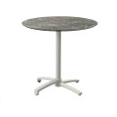 X Cross - Terrassentisch sandfarbenes Gestell +...
