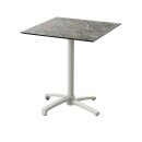 X Cross - Terrassentisch sandfarbenes Gestell +...