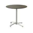 X Cross - Terrassentisch sandfarbenes Gestell +...