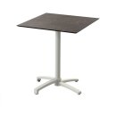 X Cross - Terrassentisch sandfarbenes Gestell +...
