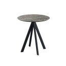 Infinity - Terrassentisch schwarzes Gestell +...