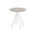 Infinity - Terrassentisch weißes Gestell + Moonstone HPL-Platte Ø70 cm 1 Stück