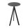Infinity Tripod - Bartisch schwarzes Gestell + schwarze HPL-Platte Ø70 cm 1 Stück