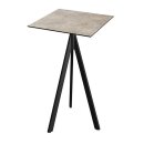 Infinity Tripod - Bartisch schwarzes Gestell + Moonstone...