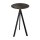 Infinity Tripod - Bartisch schwarzes Gestell + Riverwashed Holz HPL-Platte Ø70 cm 1 Stück