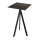 Infinity Tripod - Bartisch schwarzes Gestell + Riverwashed Holz HPL-Platte 70x70 cm 1 Stück