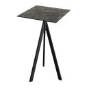 Infinity Tripod - Bartisch schwarzes Gestell +...