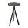 Infinity Tripod - Bartisch schwarzes Gestell + Midnight-Marmor HPL-Platte Ø70 cm 1 Stück