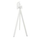 Infinity Tripod - Bartisch weißes Gestell + schwarze HPL-Platte 70x70 cm 1 Stück