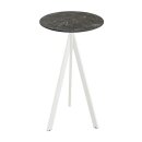 Infinity Tripod - Bartisch weißes Gestell +...