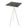 Infinity Tripod - Bartisch weißes Gestell + Galaxy-Marmor HPL-Platte 70x70 cm 1 Stück