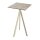 Infinity Tripod - Bartisch sandfarbenes Gestell + Moonstone HPL-Platte 70x70 cm 1 Stück