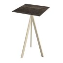 Infinity Tripod - Bartisch sandfarbenes Gestell +...