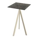 Infinity Tripod - Bartisch sandfarbenes Gestell +...