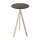 Infinity Tripod - Bartisch sandfarbenes Gestell + Midnight-Marmor HPL-Platte Ø70 cm 1 Stück