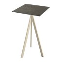 Infinity Tripod - Bartisch sandfarbenes Gestell +...