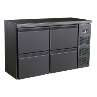 Combisteel Barkühltisch mit 4 Schubladen und 350 Liter 1462x512x860mm