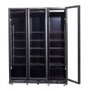Combisteel Kühlschrank  mit 3 Glastüren 15 Roste und Türrahmenheizung 1200 Liter