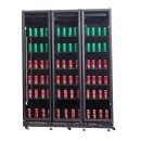 Combisteel Kühlschrank  mit 3 Glastüren 15 Roste und Türrahmenheizung 1200 Liter
